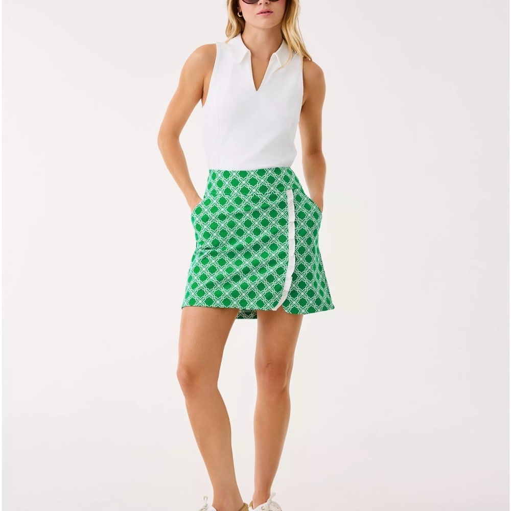 NWT Lilly Pulitzer Luxletic Monica Ruffle Skirt